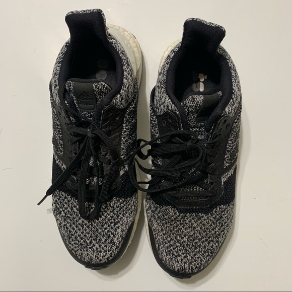 Adidas Ultra Boost ST Black White Oreo PrimeKnit Running CM8273 Men’s Size 7.5 - Picture 2 of 10
